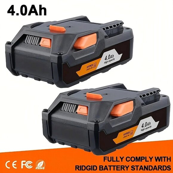 2Pack 18-Volt Lithium Ion 4.0Ah Replacement Battery - Picture 1 of 2